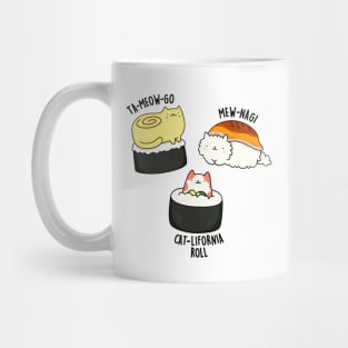 Tameowgo Mewnagi Catlifornia Cute Sushi Pun Mug